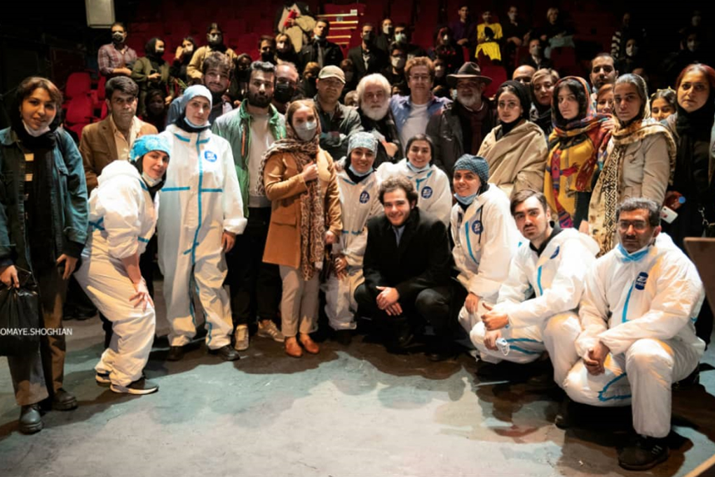 حضور هیئت مدیره انجمن صنفی کارگردانان تئاتر ایران در شب افتاح نمایش اتاق